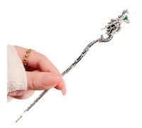Dcfbkl Épingle à cheveux chinoise en forme de dragon délicate pour prendre des photos, accessoires élégants pour femme, accessoires en forme de dragon pour coiffures quotidiennes, simples et délicates