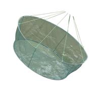 Dcfbkl Grand filet de pêche avec mécanisme de pliage rapide, sangles en nylon durable pour la fiabilité, la rétention des appâts, filet de pêche