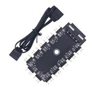 Dcfbkl Hubs LED ARGB 5 V 3 broches pour une intégration transparente de plusieurs appareils dans l'environnement PC de bureau Contrôleur d'éclairage ARGB