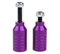 Dcfbkl Lot de 2 chevilles colorées en alliage d'aluminium pour vélo de rue