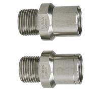 Dcfbkl Lot de 2 convertisseurs de filetage pour pédales de vélo à libération rapide pour vélo lisse, adaptateurs de pédales de type lourd