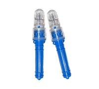 Dcfbkl Lot de 2 lampes LED de pêche pour bateau, signaux marins, lumière clignotante pour équipement