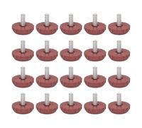 Dcfbkl Lot de 20 patins de meubles silencieux sans bruit à hauteur réglable - Ne rayent pas - Faciles à utiliser - Pour canapé, table, chaise, pieds de nivellement