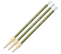 Dcfbkl Lot de 3 pinceaux de calligraphie chinoise pour calligraphie japonaise traditionnelle, 3 tailles différentes