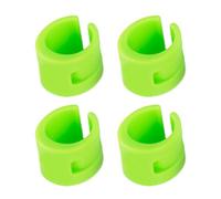 Dcfbkl Lot de 4 anneaux de protection pour vélo - Équipement de chaîne - Protection de cadre - Pour chaîne de vélo