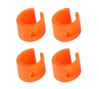 Dcfbkl Lot de 4 anneaux de protection pour vélo - Équipement de chaîne - Protection de cadre - Pour chaîne de vélo