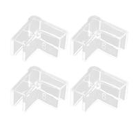 Dcfbkl Lot de 4 protections pour bords d'aquarium - Outils transparents - Facile à installer