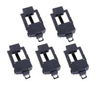 Dcfbkl Lot de 5 pendules d'horloge - Boîtier vide - Unité d'entraînement de mouvement - Pièces de réparation pour mouvement d'horloge