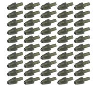 Dcfbkl Lot de 50 connecteurs pour méthodes de pêche - Changement rapide de perles - Accessoires pour perles - Changement rapide de matériel