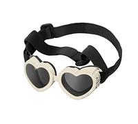 Dcfbkl Lunettes de soleil en forme de cœur pour chien ou grand pour la zone nord avec sangle réglable pour lunettes de sport de plein air