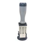 Dcfbkl Marqueur de date rond réglable en caoutchouc pour bureau