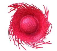 Dcfbkl Mexicanos Chapeau de paille fait main style hawaïen avec bord déchiré