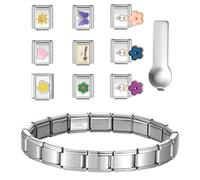 Dcfbkl Module d'accessoires tendance en acier inoxydable pour bijoux, accessoire de poignet modulaire et élégant, taille unique, Comme décrit