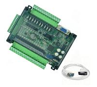 Dcfbkl Module PLC industriel FX3U 24MT 14 entrées numériques 10 sorties transistors, fréquence d'impulsions 100 K, automatisation anti-interférences, programmation, connectivité HMI pour machines