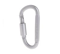 Dcfbkl Mousqueton d'escalade en forme de D pour rocher et alpinisme - Clip en aluminium - Taille L