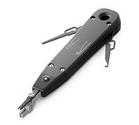 Dcfbkl Outil de poinçonnage - Coupe-fil - Pince de télécommunications pour Rj45 Keystone - Module téléphonique - Panneau de patchs - Outil de réseau professionnel
