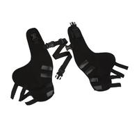 Dcfbkl Paire d'attelles de compression pour pattes arrière pour chien, protège les plaies, guérit et prévient les blessures et les entorses pour les pattes arrière