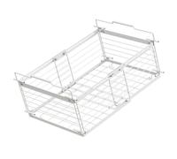 Dcfbkl Panier de congélation extensible empilable en longueur réglable avec cadre en métal et poignée ergonomique pour réfrigérateur Panier de rangement extensible pour congélateur