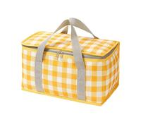 Dcfbkl Panier isotherme avec fermeture éclair sur le dessus, sacs isothermes réutilisables pour aliments chauds ou froids, pour la plage, les courses, les boissons, les courses