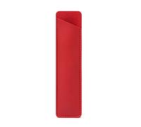 Dcfbkl Pochette en cuir pour stylo, manchon de protection pour homme et femme, pochette en cuir simple, Rouge