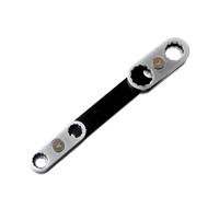 Dcfbkl Poignée ergonomique rotative à 360 degrés avec clé réglable à extrémité ouverte pour une utilisation industrielle automobile professionnelle Clé multifonction en acier au carbone