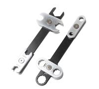 Dcfbkl Poignée ergonomique rotative à 360 degrés avec clé réglable à extrémité ouverte pour une utilisation industrielle automobile professionnelle Clé multifonction en acier au carbone