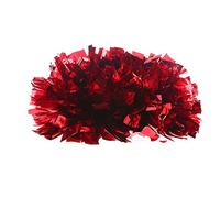 Dcfbkl Pompons de pom-pom girl portables avec pour enfants et adultes, esprit d'équipe, sport, fête, danse, pom-pom girl, articles souvenirs
