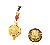 Dcfbkl Porte-clés authentique représentant la prospérité et la fortune en métal fin - Convient à tous les âges - Porte-clés Feng Shui, mouton, taille unique