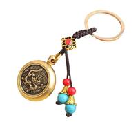 Dcfbkl Porte-clés portable sur le thème du zodiaque - Convient pour les créateurs de tendances et toute personne à la recherche d'un style distinctif - Porte-clés chinois traditionnel, Dragon., taille