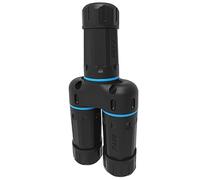 Dcfbkl Répartiteur Ethernet RJ45 8P8C CAT6 Adaptateur répartiteur réseau pour extension de connexion IP68 étanche