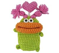 Dcfbkl Sac à clés à motif de monstres à lèvres épaisses, porte-clés, étui amusant à tricoter à la main, étui de protection de voiture, porte-clés unisexe pour clés tricotées à la main, G, taille