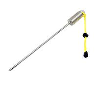 Dcfbkl Scubas Bâtons de plongée en acier inoxydable avec mesure et cordon réglable pour homards sous-marins