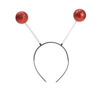 Dcfbkl Serre-tête Alien MartianHeadband HeadBopper Halloween Métallique MartianAntenna Martien Bandeau Adulte