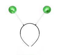 Dcfbkl Serre-tête Alien MartianHeadband HeadBopper Halloween Métallique MartianAntenna Martien Bandeau Adulte