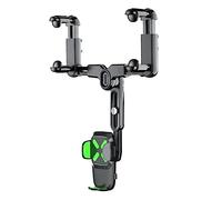 Dcfbkl Support de téléphone pour voiture - Réglable à 360 ° - Support pour appuie-tête arrière - Accessoires pour téléphone portable - Pour grille d'aération - Bras long - Support magnétique à