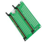 Dcfbkl Testeur de mémoire DDR5 RDIMM/UDIMM avec loquets longs indicateurs LED pour ordinateur de bureau, serveurs de mémoire DDR5, carte de connectique d'ordinateur