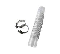 Dcfbkl Tuyau de vidange de climatisation avec connecteur droit pour extension de tuyau de vidange sans conduit, évacuation de la chaleur, extension CVC, buse de sortie flexible