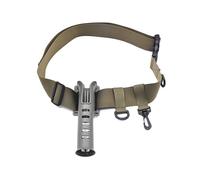 Dcfbkl Wading Belt Fishing Tackle Holsters de canne à pêche réglable en nylon avec insert de bâtons Ceinture Ceinture Support de canne à pêche Support de ceinture