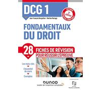 DCG 1 Fondamentaux du droit - Fiches de révision - 3e éd.