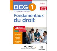 DCG 1 - Fondamentaux du droit - Fiches - Réforme 2026-2027 - Jean-François Bocquillon - Dunod - broché - Scolaire / Universitaire