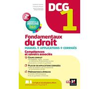 DCG 1 - Fondamentaux du droit - Manuel et applications