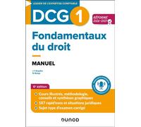 DCG 1 - Fondamentaux du droit - Manuel - Réforme 2026-2027 - Jean-François Bocquillon - Dunod - broché - Scolaire / Universitaire