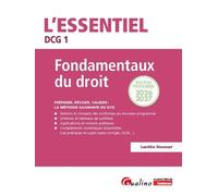 DCG 1 - Fondamentaux du droit Nouveau programme 2026-2027 - Préparer, réviser, valider : la méthode gagnante du DCG - Laetitia Simonet - Gualino Eds - broché - Scolaire / Universitaire