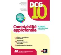 DCG 10 - Comptabilité approfondie - 13e édition - Manuel et applications - Alain Burlaud - Foucher - broché - Scolaire / Universitaire