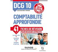 DCG 10 - Comptabilité approfondie - Fiches de révision - Réforme 2019-2020: Réforme Expertise comptable 2019-2020 (2019-2020)