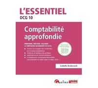 DCG 10 - Comptabilité approfondie: Nouveau programme 2026 2027