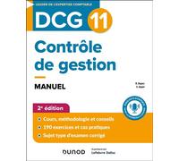 DCG 11 - Contrôle de gestion - Manuel 2nde édition - Romaric Duparc - Dunod - broché - Scolaire / Universitaire