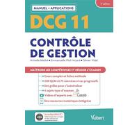 DCG 11- Contrôle de gestion : Manuel et Applications: Maîtriser les compétences et réussir l'examen