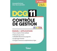 DCG 11- Contrôle de gestion : Manuel et Applications - Réforme 2026-2027: Maîtriser les compétences et réussir l'examen
