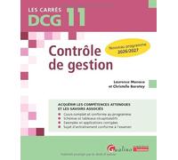 DCG 11 - Contrôle de gestion: Nouveau programme 2026/2027